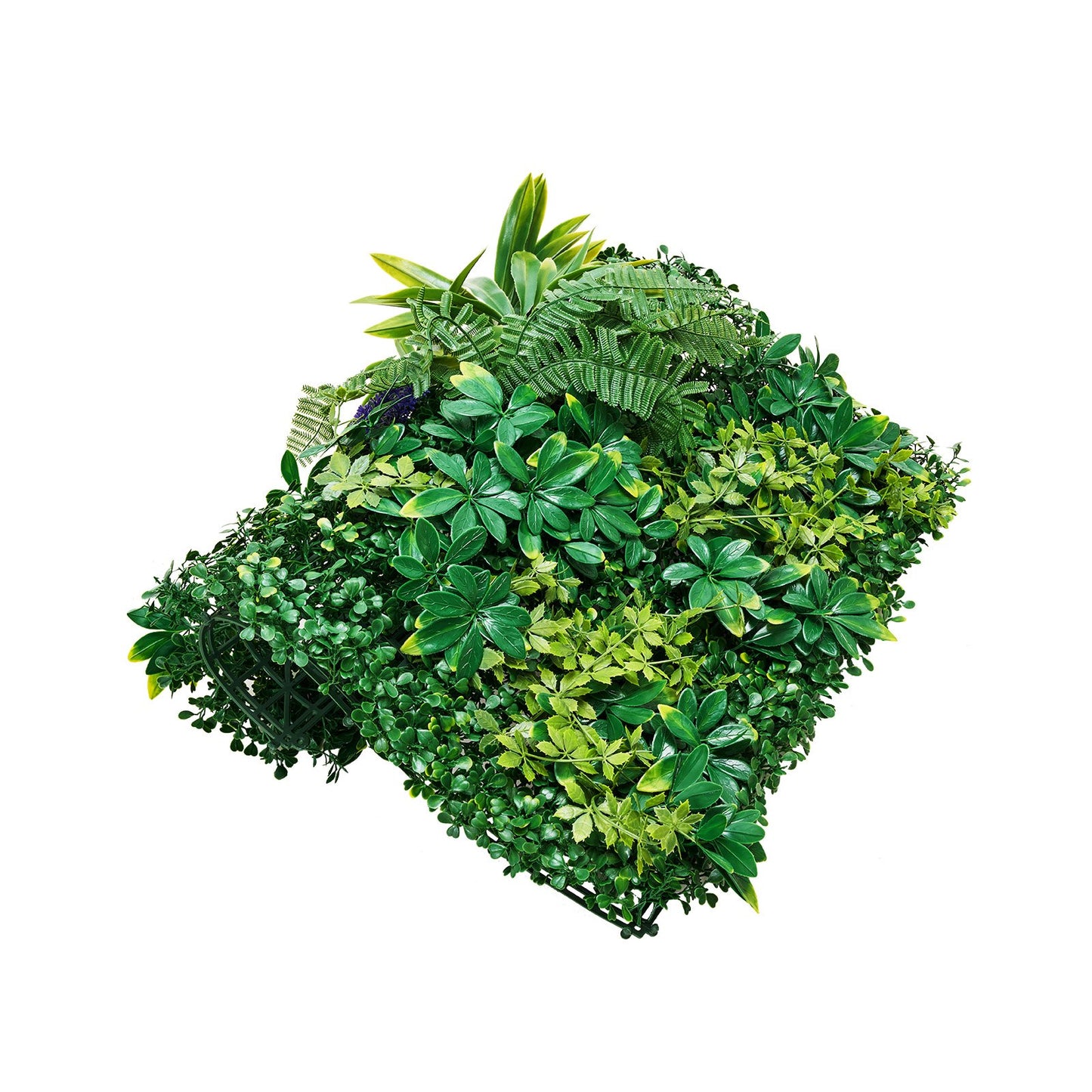 VEVOR Artificial Grass Wall Panels, 8 PCS 20 x 20 inch, 3D Combination Greenery Boxwood Panel for Indoor Outdoor Green Decor & Ivy Fence Covering, Privacy Backdrop Wall Hedge Screen for Garden