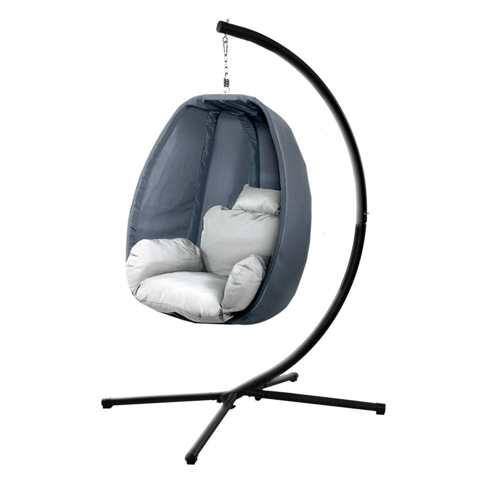 NNEDSZ Outdoor Furniture Egg Hammock Hanging Swing Chair Pod Lounge Chairs