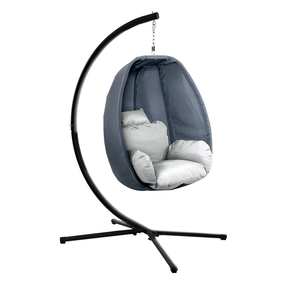 NNEDSZ Outdoor Furniture Egg Hammock Hanging Swing Chair Pod Lounge Chairs