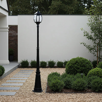 Victorian Garden Lamp Post - Black