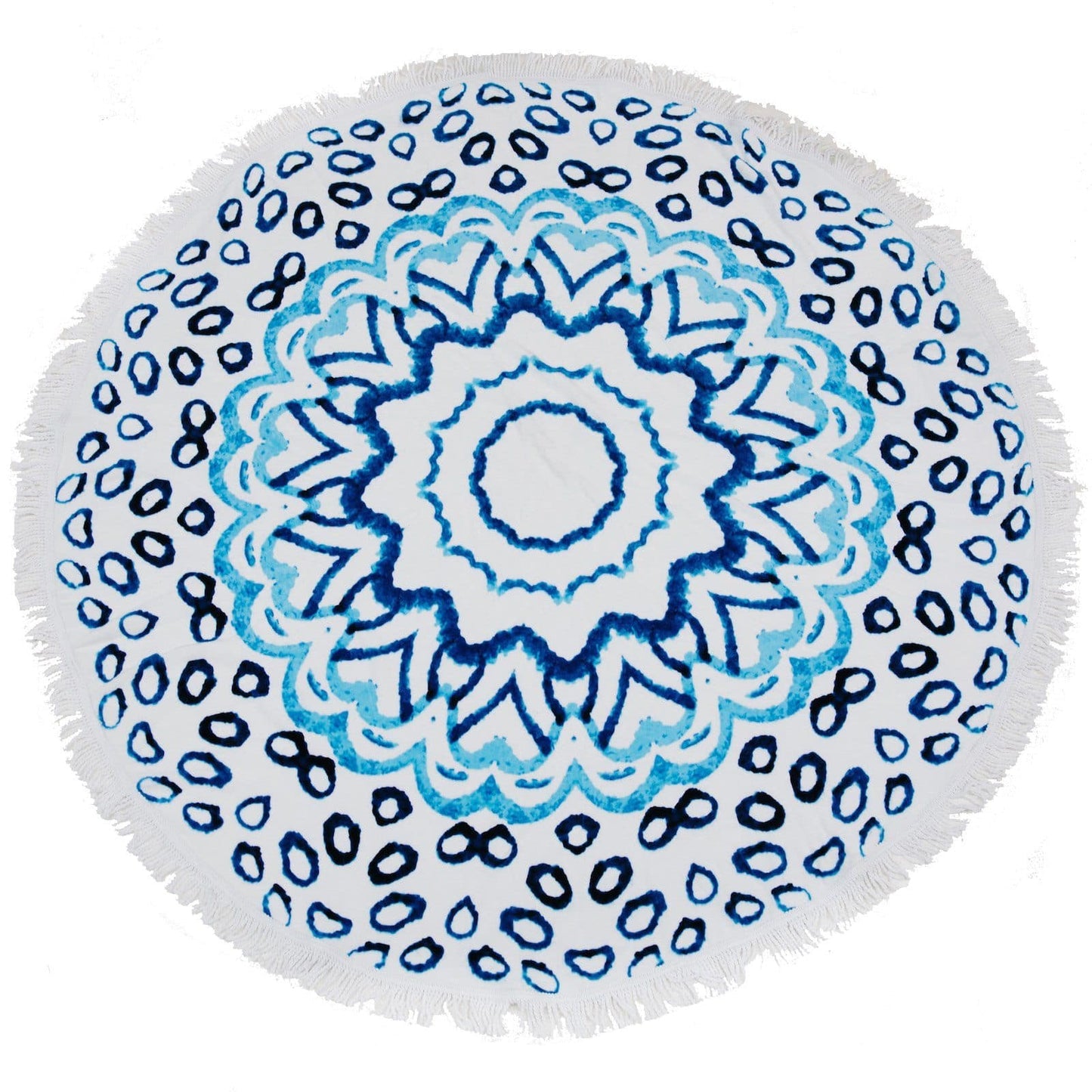 Round Beach Towel/Picnic Blanket - Watercolour