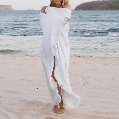 Round Beach Towel/Picnic Blanket - Love Always