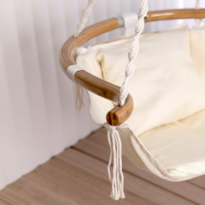 Montego Padded Hanging Hammock Chair with Cushion
