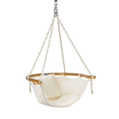 Montego Padded Hanging Hammock Chair with Cushion