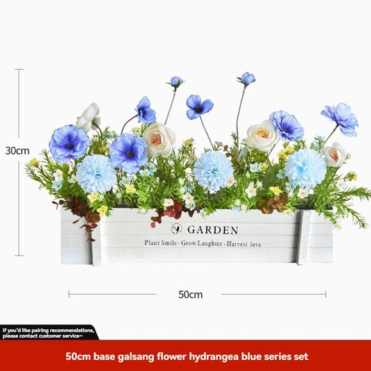 faux potted plant, sunflower, wooden box, home decor, Australia, living room decoration, tabletop decoration, no maintenance plant, realistic artificial flowers, gift for mum, farmhouse style, modern rustic decor - Multi - Size 31