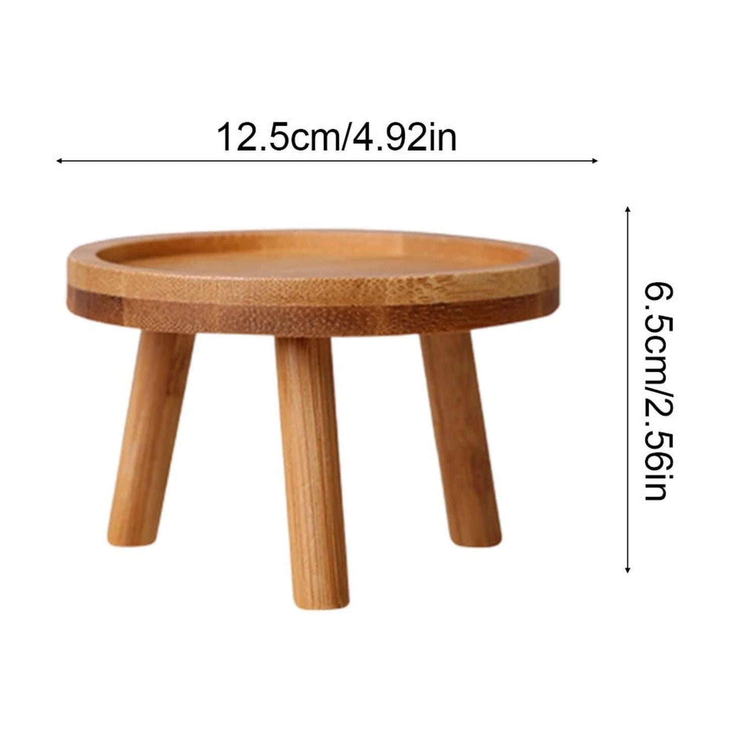 Wood Plant Stands Indoor,Mid-Century Modern Single Plant Stand for 3-12 Inch Pots,Tall Plant Stool for Large Plants,Perfect for Living Room,Balcony,and Office Beige