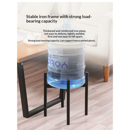 Plant Stand Indoor Outdoor (EXCLUDING 12" Plant Pot) , Hold Up to 12 Inch Planter, Metal Planter Stand, Potted Plant Holder, Black - Fits Snake Plant - Upgraded Design.