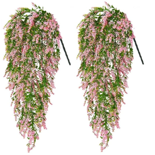 Artificial Plant 2 pcs UV Resistant Artificial Hanging Plants