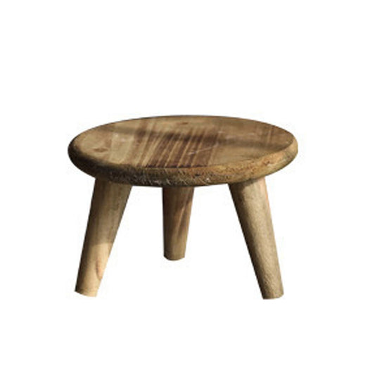 Desktop Decorative Storage Stool Balcony Flower Rack Wooden Flower Pot Stand Garden Ornaments Sundry Shooting Props