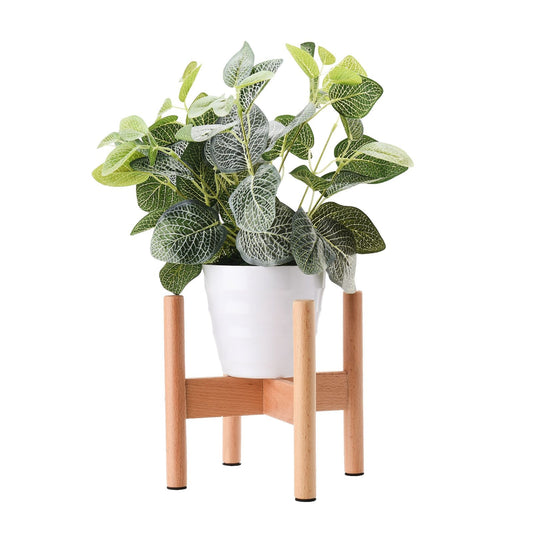Plant Stand Wood 20cm Height 18cm Inner Diameter Floor Flower Pot Holder