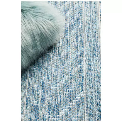 Blue Terrace Rug 400 x 300cm for Indoor and Outdoor Use