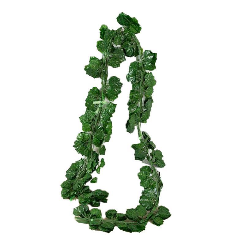 12 X 2M Artificial Ivy Vine Fake Foliage Flower Hanging Leaf Garland Plant Party - Grape Leaves