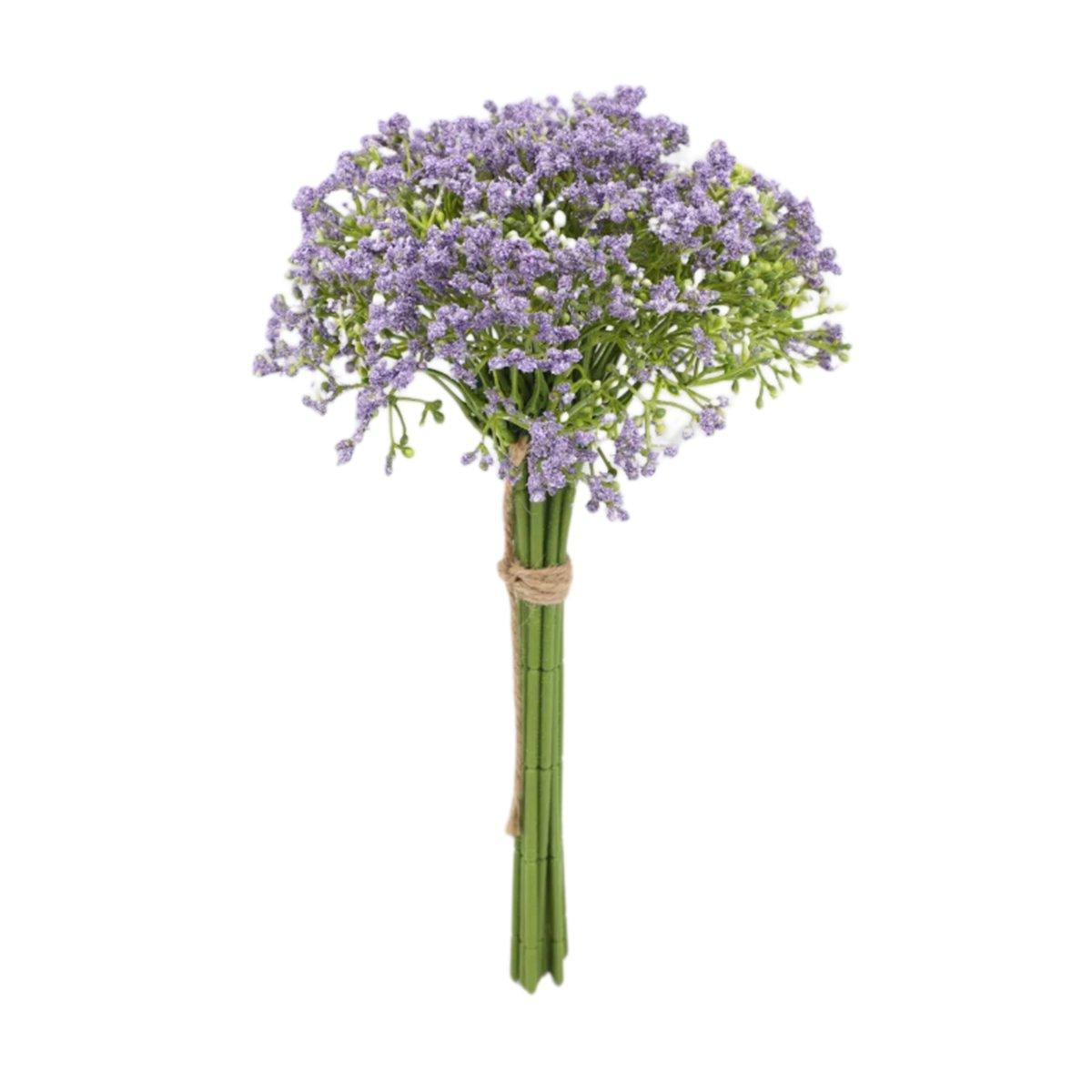 16pcs Artificial Foam Full Star Flowers Wedding Bouquet Home Decor Simulation - Blue