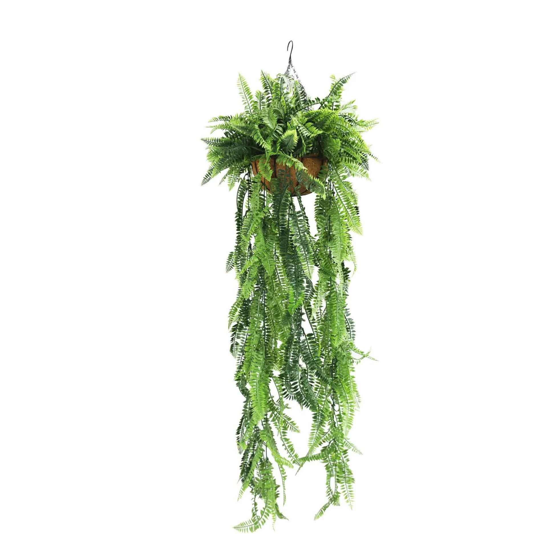 Artificial Hanging Fern Basket UV Resistant 35cm x 125cm