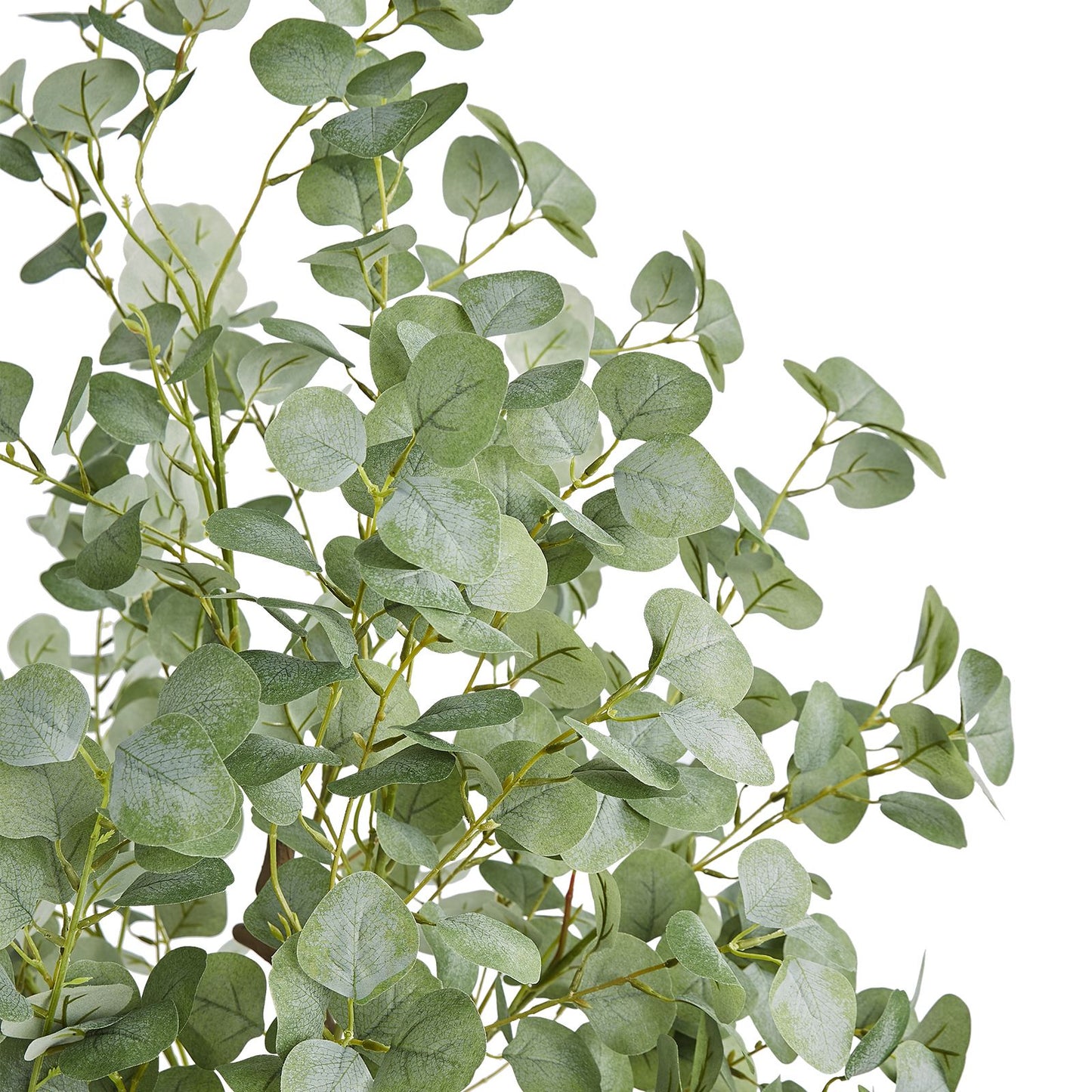 Artificial Eucalyptus Tree, 15.2cm Tall Faux Plant, Secure PE Material & Anti-Tip Tilt Protection Low-Maintenance Plant, Lifelike Green Fake Potted Tree for Home Office Decor Indoor Outdoor