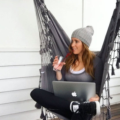 Aruba Hammock Hanging Chair - Charcoal