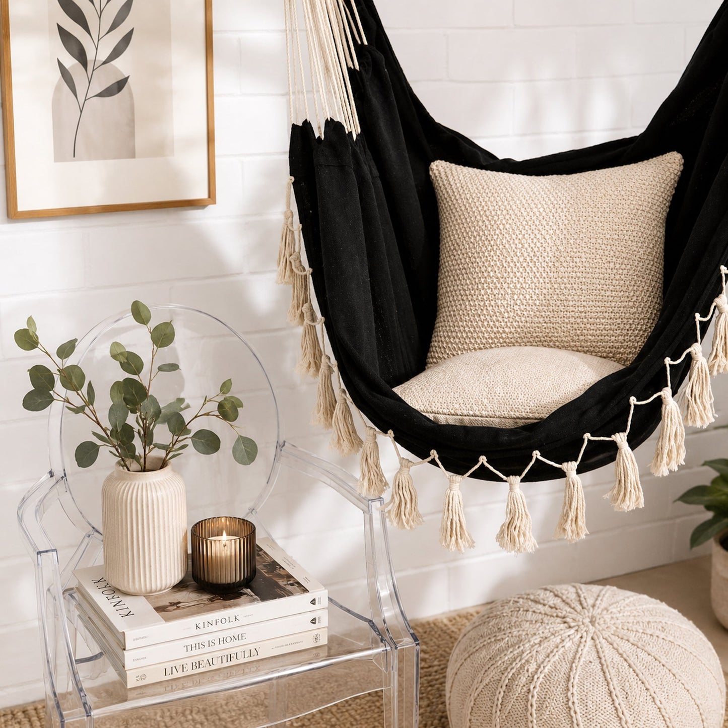 Soho Hammock Hanging Chair - Black