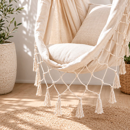 Aruba Hammock Hanging Chair - Cream