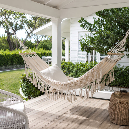 Cabo Deluxe 1-2 Person Hammock with Tassels