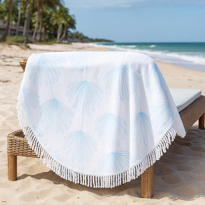 Round Beach Towel/Picnic Blanket - Daydreaming